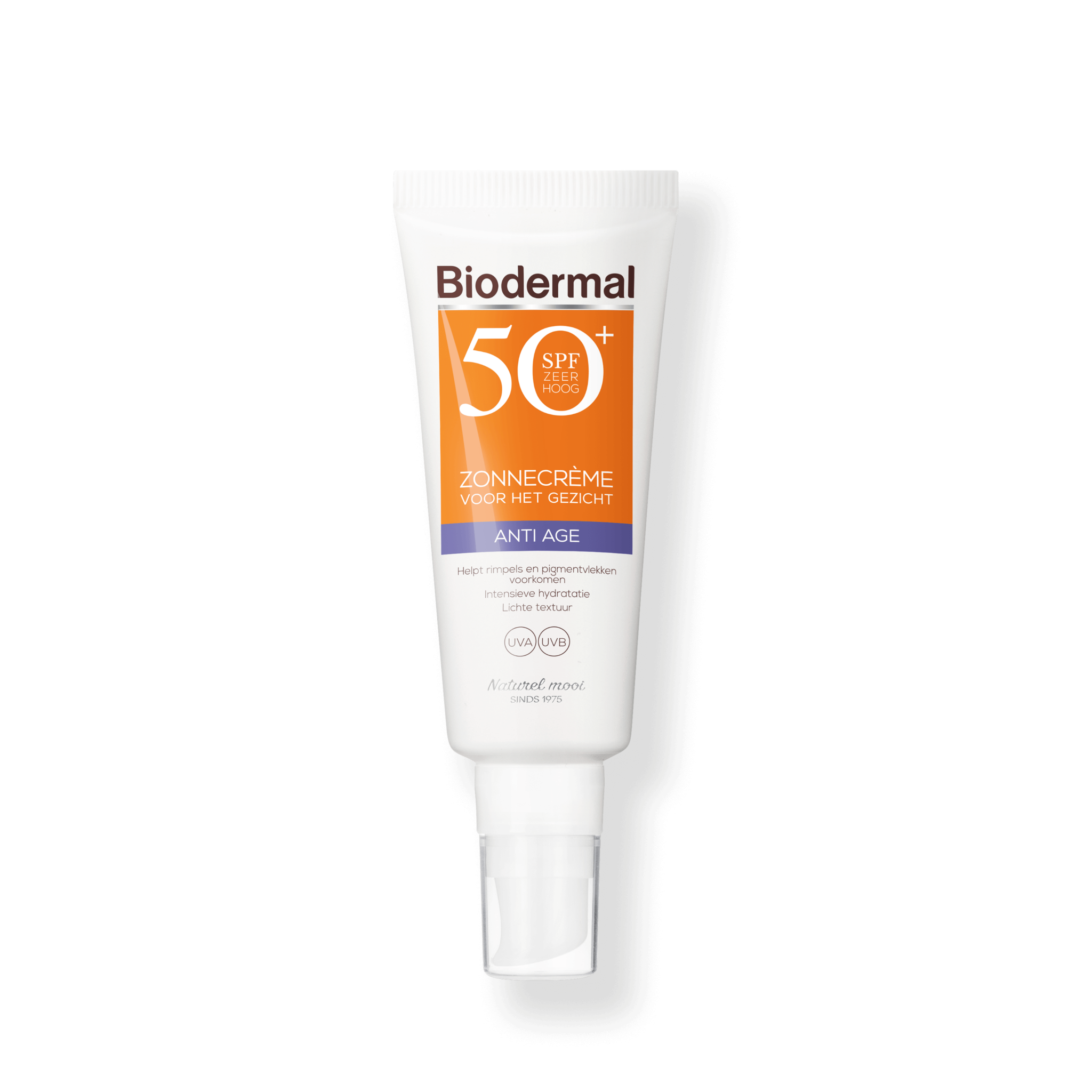 Anti Age Zonnecrème gezicht SPF 50+ Biodermal Anti Age Zonnecrème gezicht SPF 50+ Biodermal