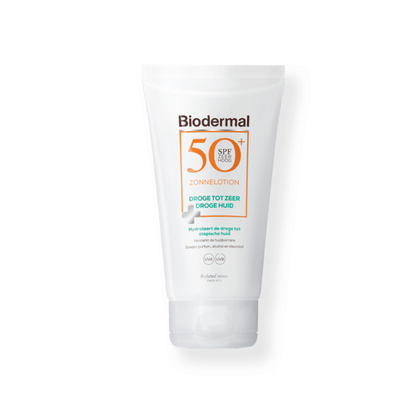 Zonnelotion voor de Droge tot Zeer Droge Huid SPF 50+